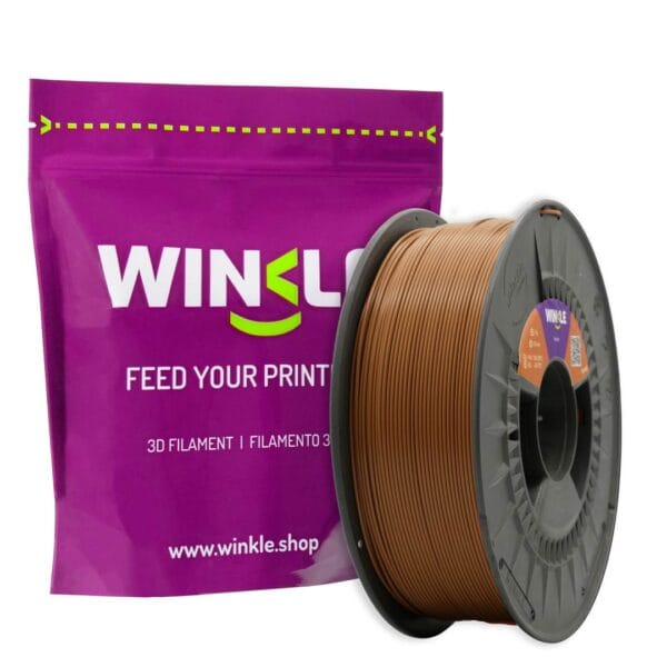 Filamento PLA HD Winkle 1,75mm Marrom Claro 1kg
