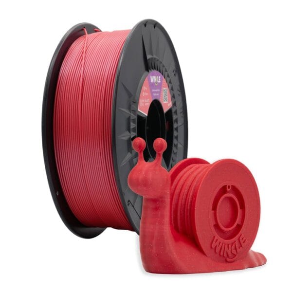 Filamento PLA HD Glitter (partículas) Winkle 1,75mm Coral 1Kg - Image 2