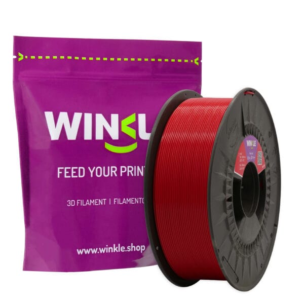 Filamento PLA High Speed Winkle 1,75 mm Vermelho 1Kg