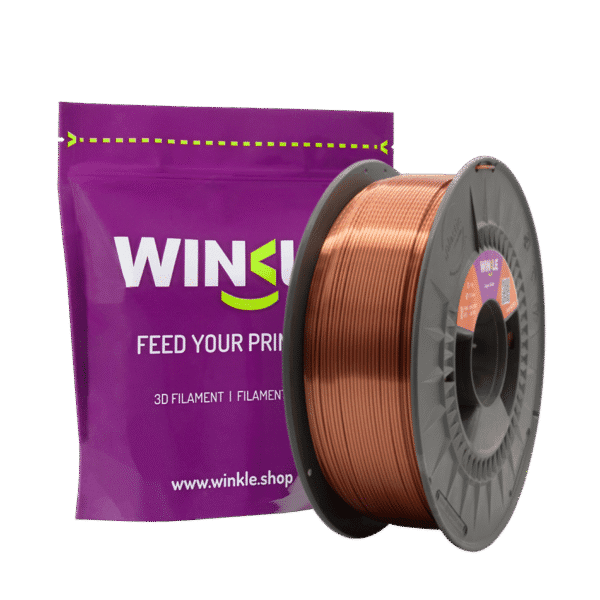 Filamento PLA Silk Winkle 1,75 mm Cobre Antigo 300g