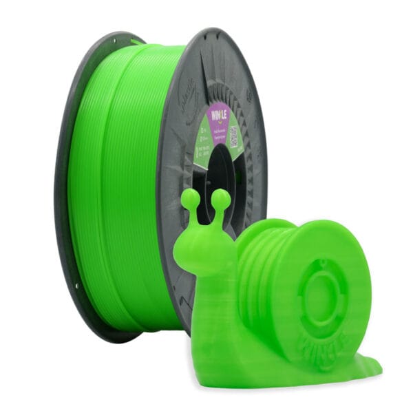 Filamento PLA HD Fluorescente Winkle 1,75 mm Verde Eletrico 1Kg - Image 2