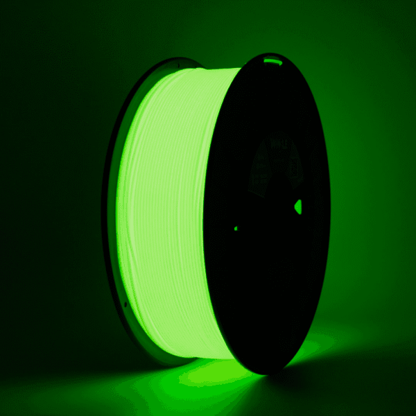 Filamento PLA HD Glow Fluorescente Winkle 1,75 mm Verde Alien 1Kg - Image 3