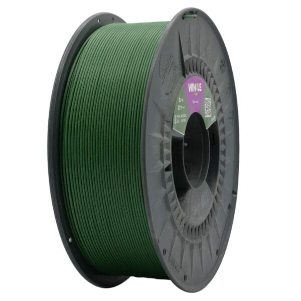 Filamento PLA HD Glitter (partículas) Winkle 1,75mm Verde Escuro 1Kg - Image 3