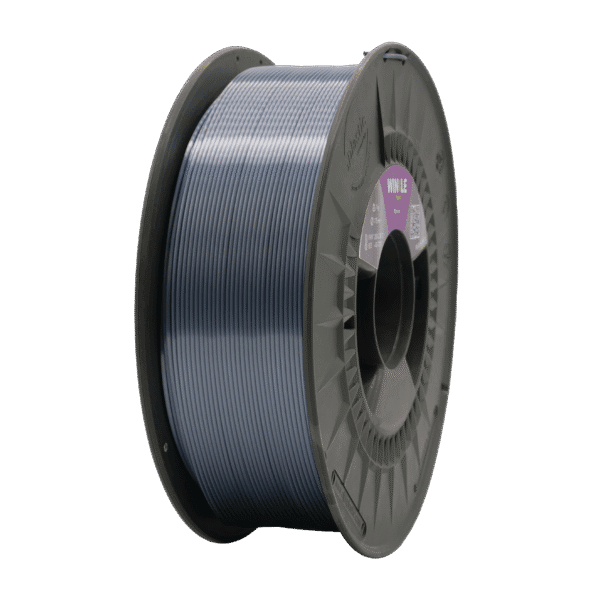 Filamento PLA Silk Winkle 1,75 mm Prata Mercúrio 1Kg - Image 3