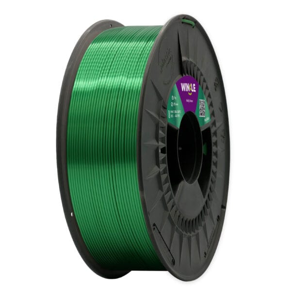 Filamento PLA Silk Winkle 1,75 mm Verde Irlandes 300g - Image 3