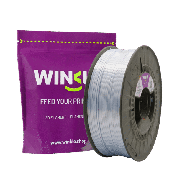 Filamento PLA Silk Winkle 1,75 mm Ouro Branco 1Kg