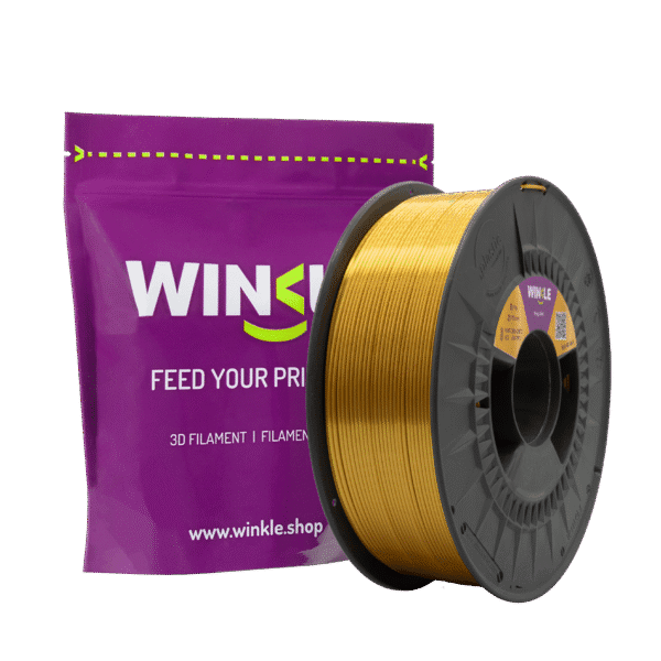 Filamento PLA Silk Winkle 1,75 mm Ouro Rei 300g