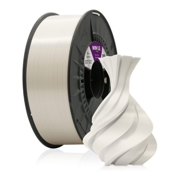 Filamento PLA Silk Winkle 1,75 mm Branco Neve 1Kg - Image 2