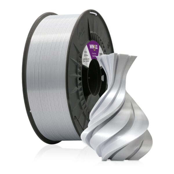 Filamento PLA Silk Winkle 1,75 mm Ouro Branco 1Kg - Image 2