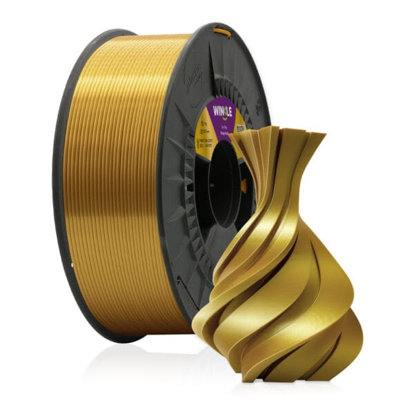 Filamento PLA Silk Winkle 1,75 mm Ouro Rei 300g - Image 2