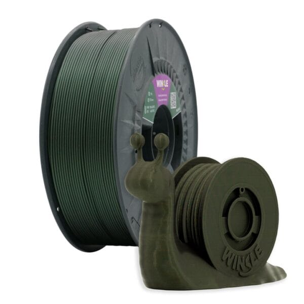 Filamento PLA Interferência Metalizado Winkle 1,75mm Verde Esmeralda 1Kg - Image 3