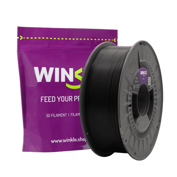 Filamento PLA Tough Resistente Winkle 1,75 mm Preto 300g