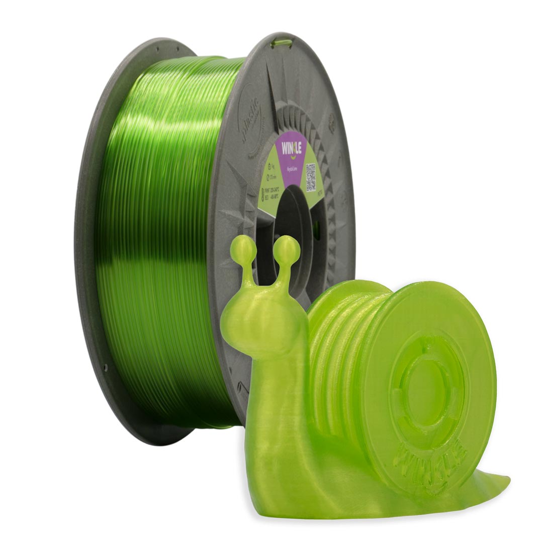 Filamento PETG Translúcido Winkle Verde Lima - Imagem 4