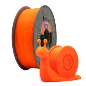 Filamento PLA Fluorescente Winkle Laranja Elétrico