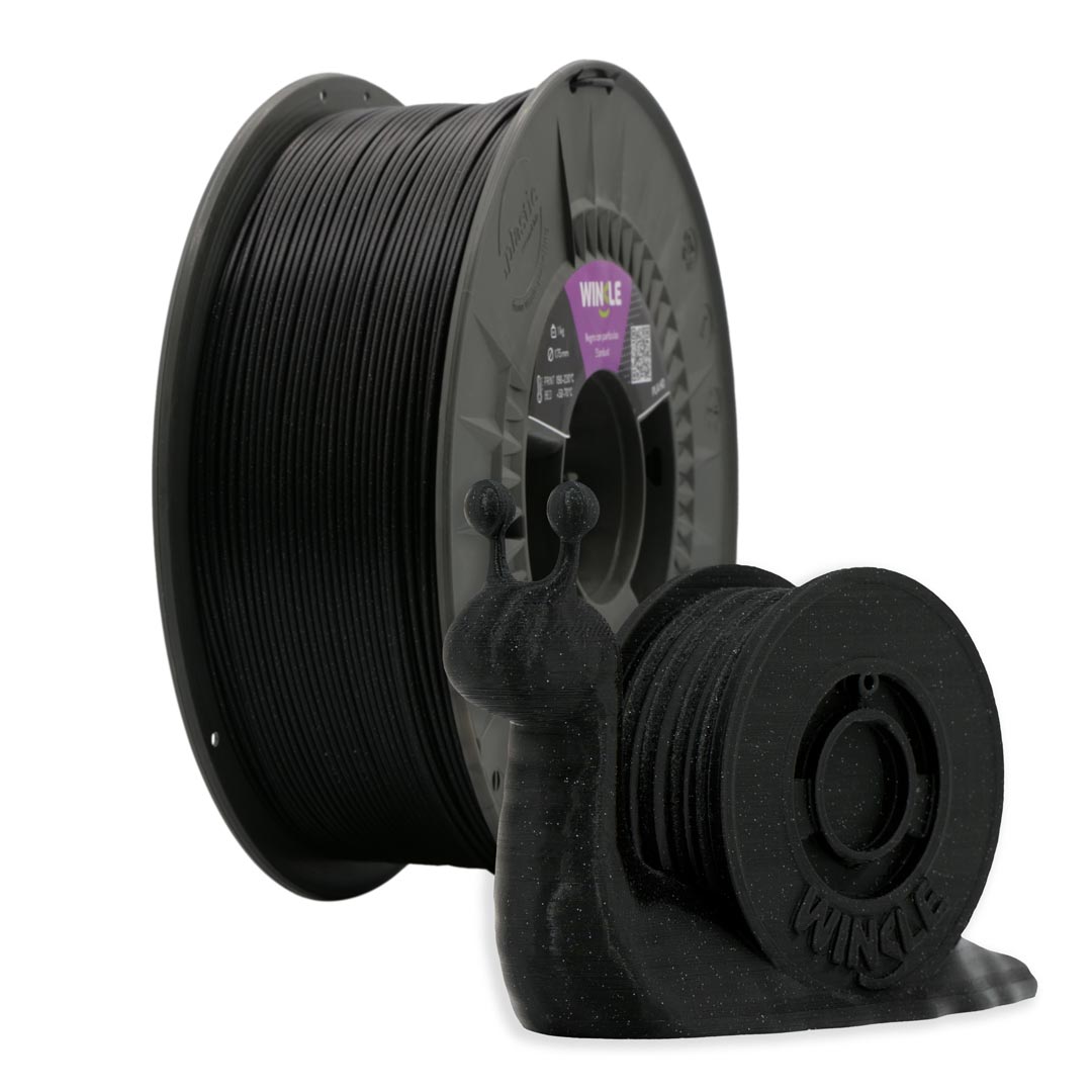Filamento PLA Glitter Winkle Preto Galaxia