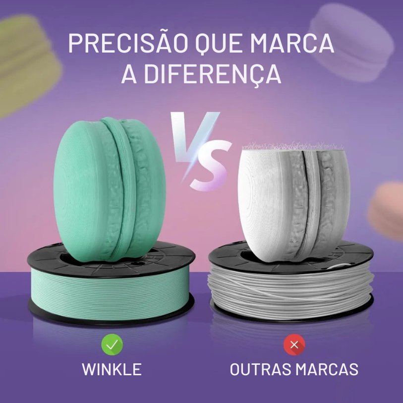 Filamento PLA Pastel Winkle Lilás Suave - Imagem 5