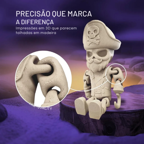 Filamento PLA Madeira Wood Winkle Arce - Imagem 2