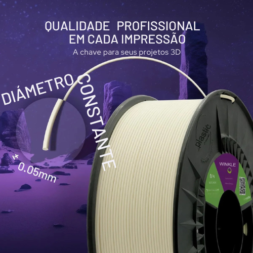 Filamento PLA HD Fosforescente Winkle Verde Alien - Imagem 5