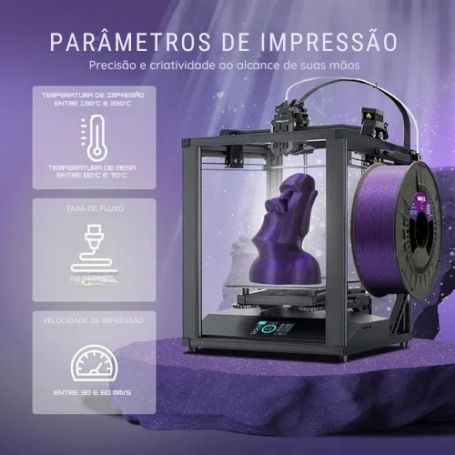 Filamento PLA Glitter Winkle Púrpura - Imagem 2