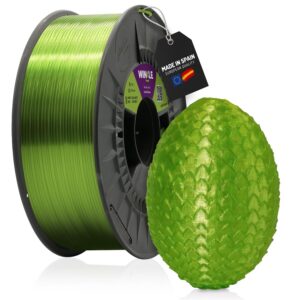 Filamento PETG Translúcido Winkle Verde Lima