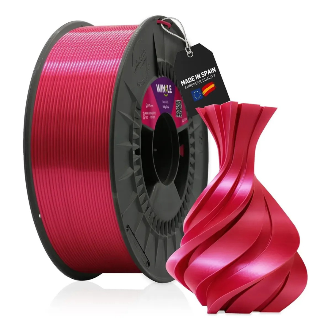 Filamento PLA Silk Winkle Rosa Rubi